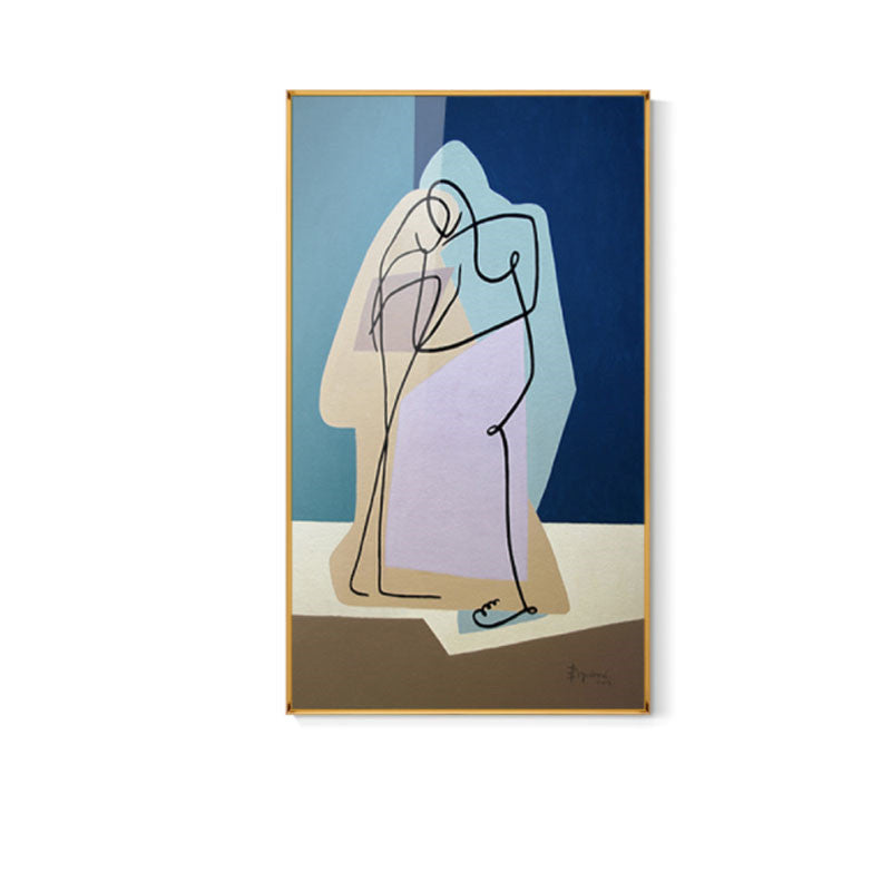 Abstract Lady Line Painting Home Decoration Modern Wall Hanging Art Statue Body Face Canvas Poster Living Room Printing Mural