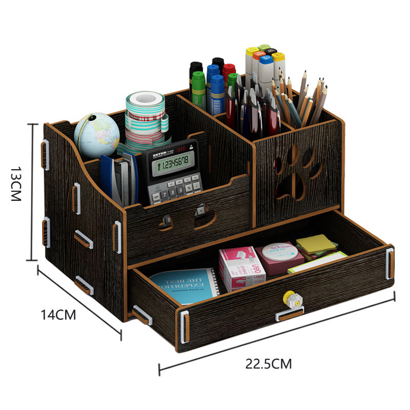 Simple Desktop Pen Container Storage Box