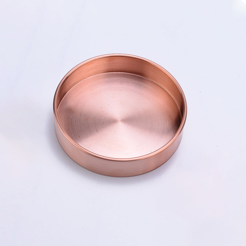 Brass Copper Storage Box Retro Style Storage Ornaments Decorative Jewelry Storage Ashtray Home Office Decoration