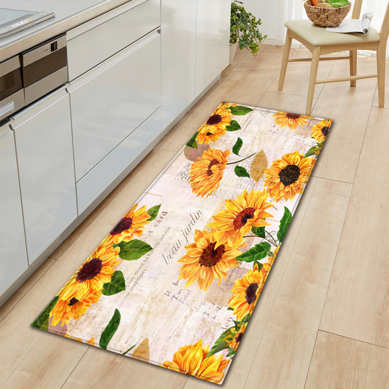 Home Floor Mat 3D Printed Kitchen Rug Door Mats Kitchen Carpets Anti-Slip Welcome Indoor Doormat Carpet for Living Room Washable