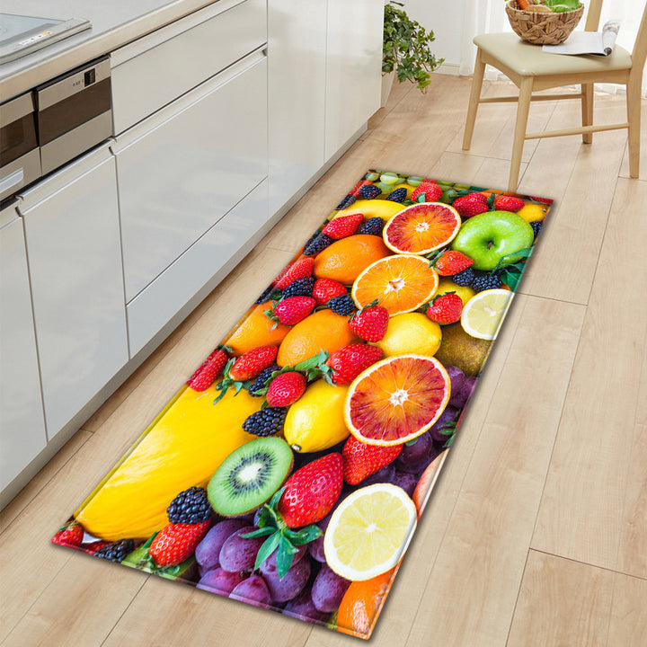 Home Floor Mat 3D Printed Kitchen Rug Door Mats Kitchen Carpets Anti-Slip Welcome Indoor Doormat Carpet for Living Room Washable