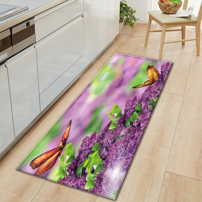 Home Floor Mat 3D Printed Kitchen Rug Door Mats Kitchen Carpets Anti-Slip Welcome Indoor Doormat Carpet for Living Room Washable