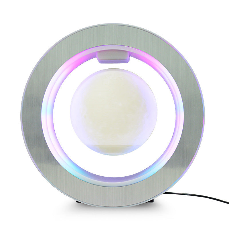 Magnetic Levitation Moon Night Light Office And Home Creative Levitation Ornaments Gifts Can Be Customized One Piece Drop-Off