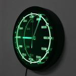 LED Luminous Wall Clock Black Wall Clock Binary Time Scale Home Decoration Clock Wall Clock