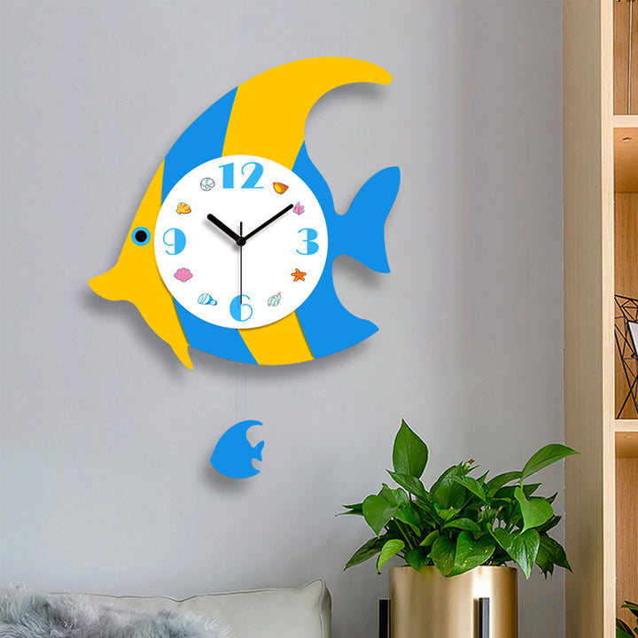 Net Red Clock Nordic Swing Decoration Water Drop Cow Dog Deer Head Wall Clock Living Room Home Fashion Clock Wall