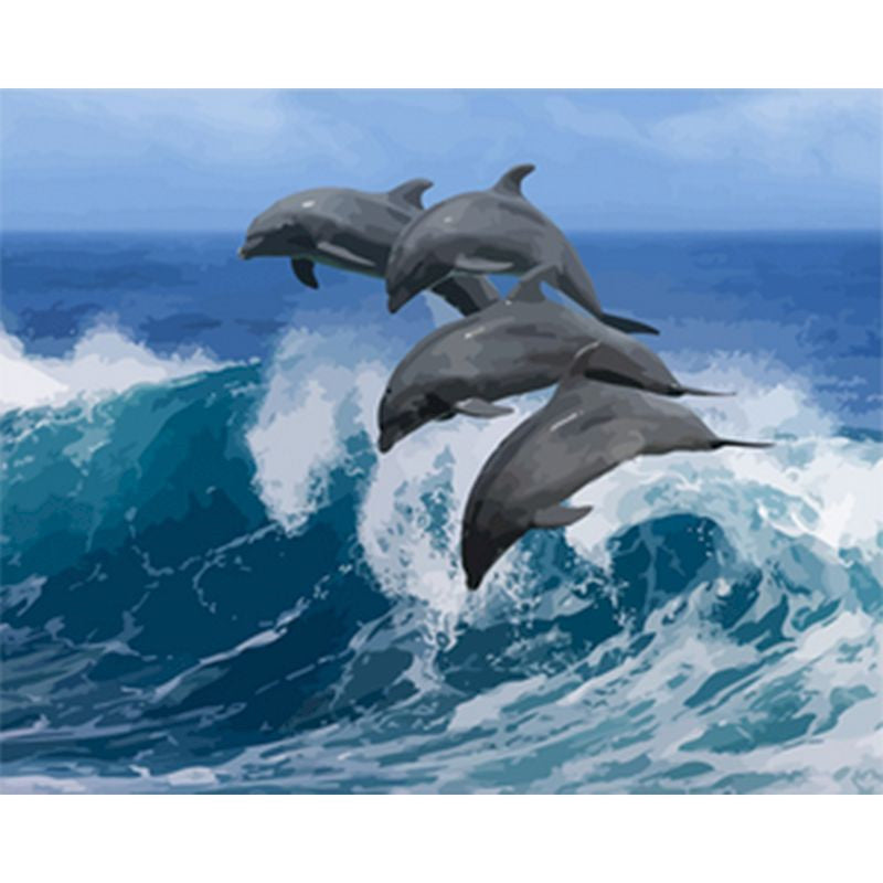 DIY Digital Painting Animal Coloring Home Decoration