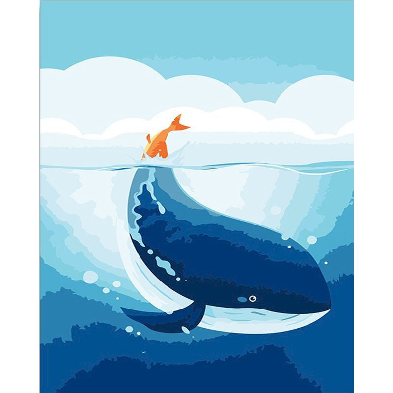 DIY Digital Painting Animal Coloring Home Decoration