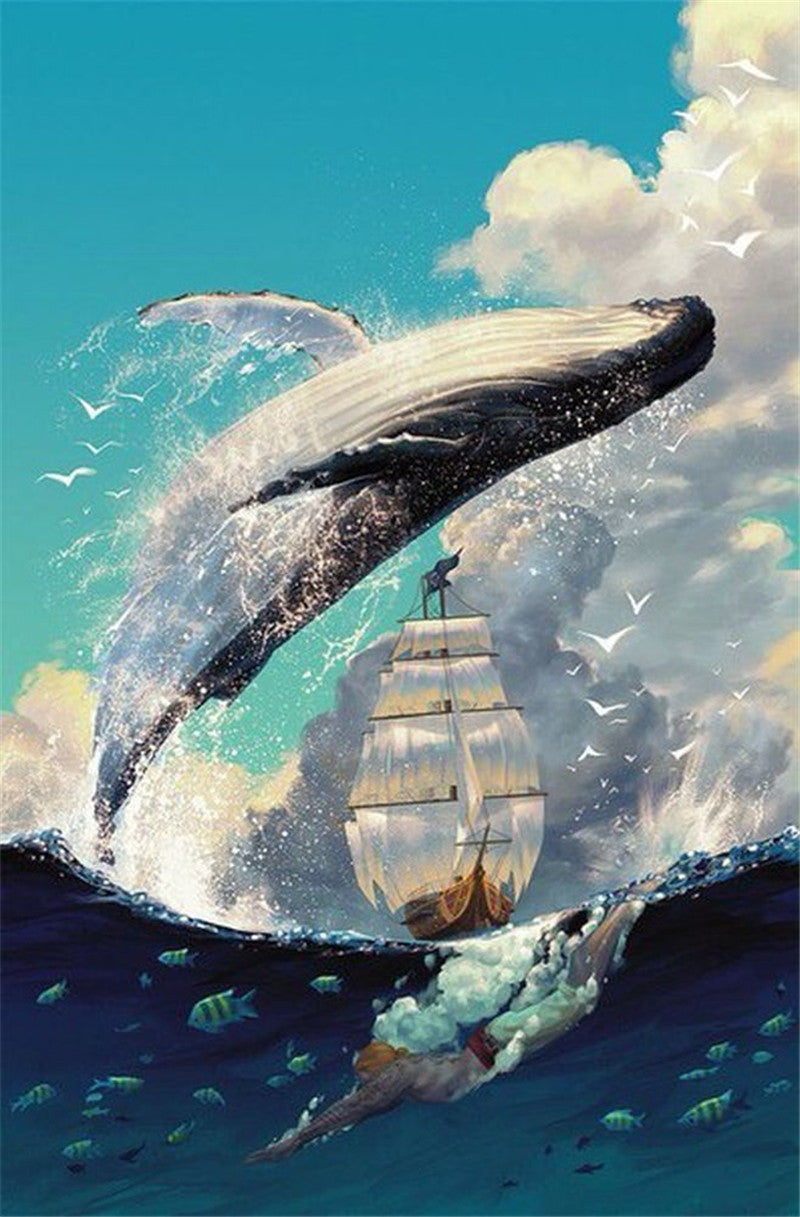 DIY Digital Painting Animal Coloring Home Decoration