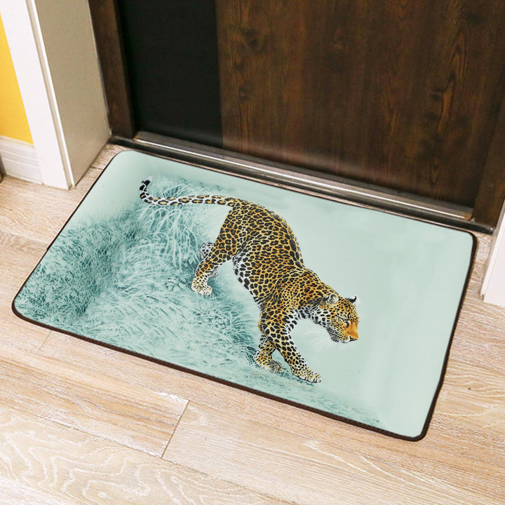 European Style Home Door Mat Bathroom Living Room Carpet Anti-Slip Mat Art Animal Foot Mat