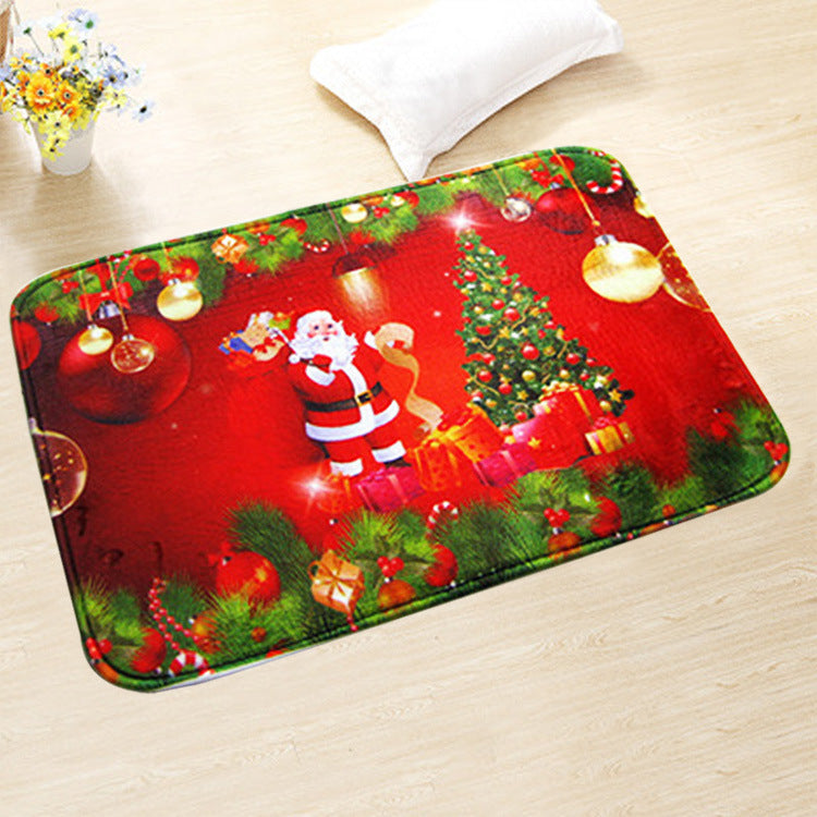 Flannel Christmas Decoration Mat