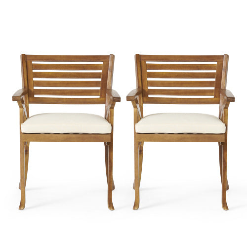 2-piece Set Of Wooden Dining Chairs