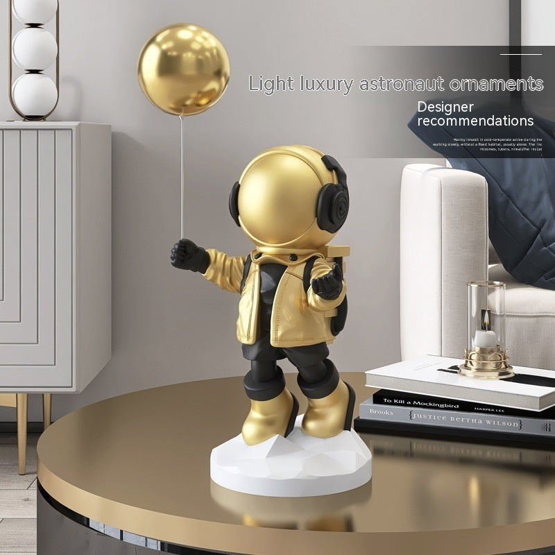 Light Luxury Astronaut Living Room Decoration Home Ornament Spaceman Birthday Gift TV Cabinet Hallway Wine Cabinet Desk