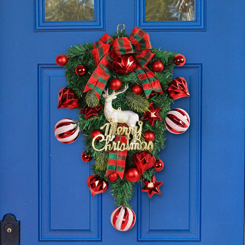 Upside Down Tree Garland Outdoor Courtyard Decorations