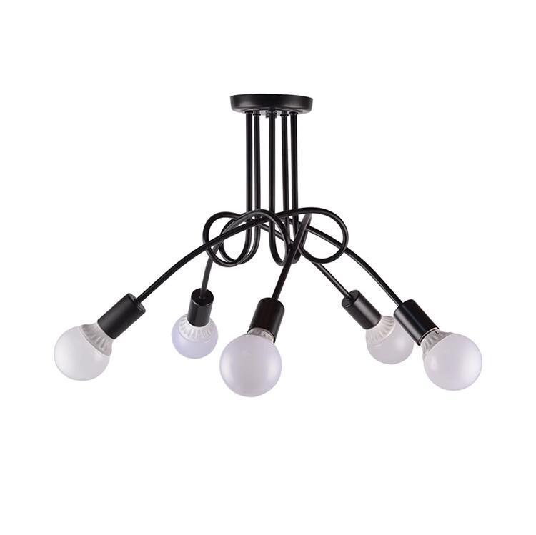 Industrial Wind Multi-head Elbow Iron Droplight