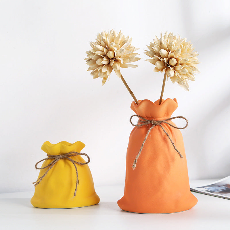Simple Country Ceramic Vase Home Decoration Ornaments