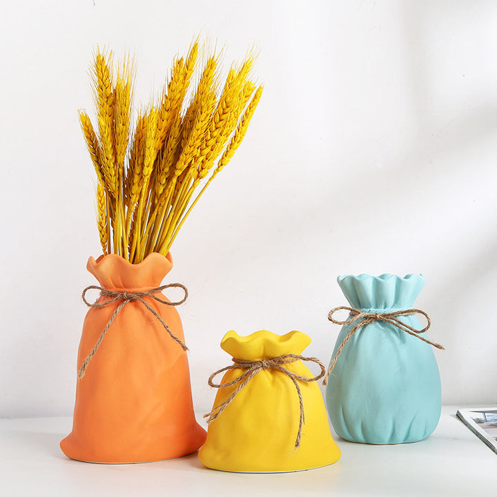 Simple Country Ceramic Vase Home Decoration Ornaments