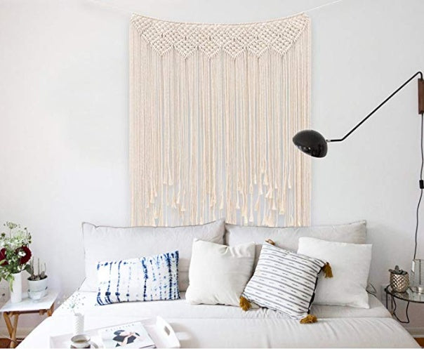 Nordic bohemian hand-woven tapestry