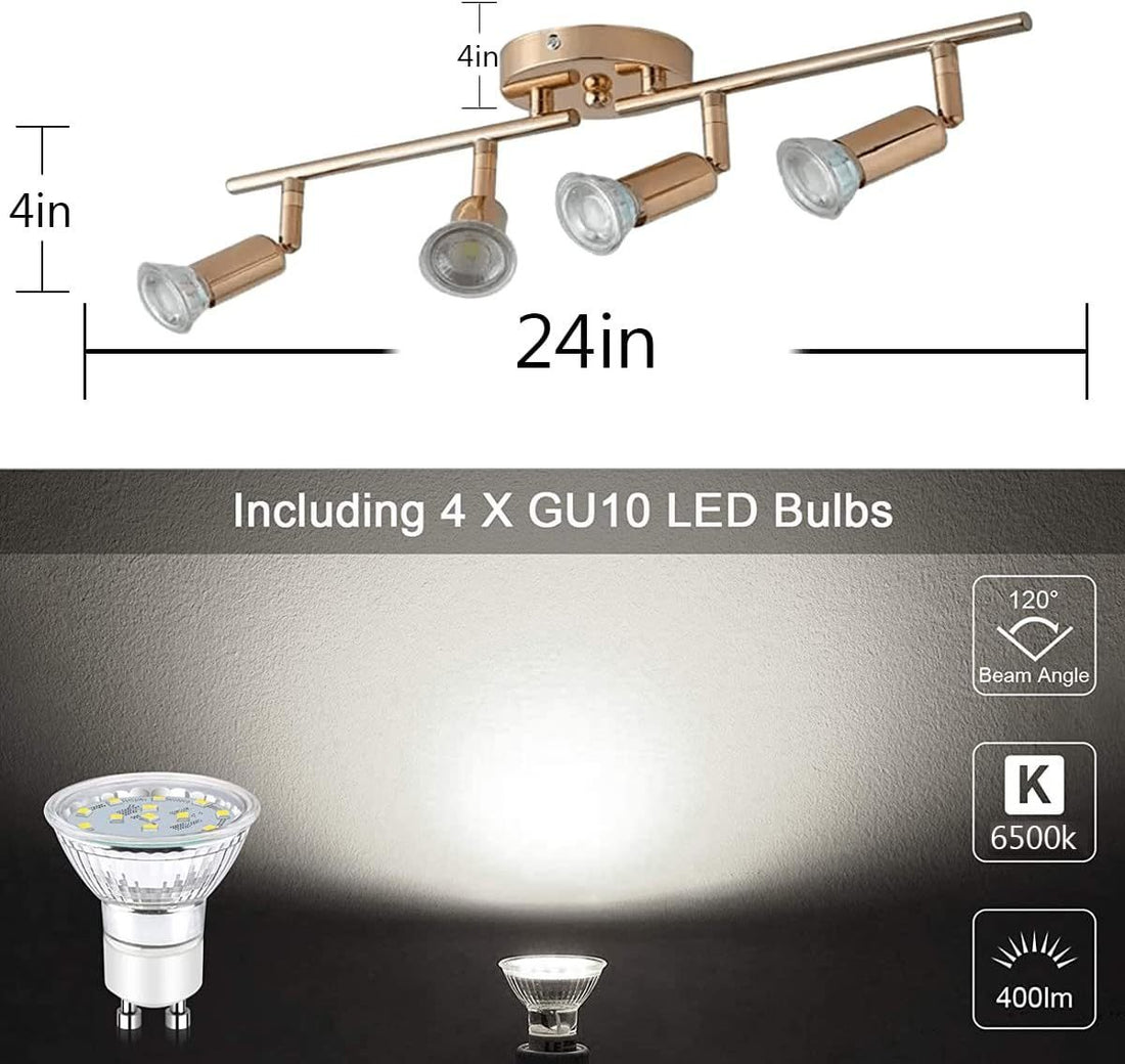 Golden Spotlight LED Living Room Bedroom And Household