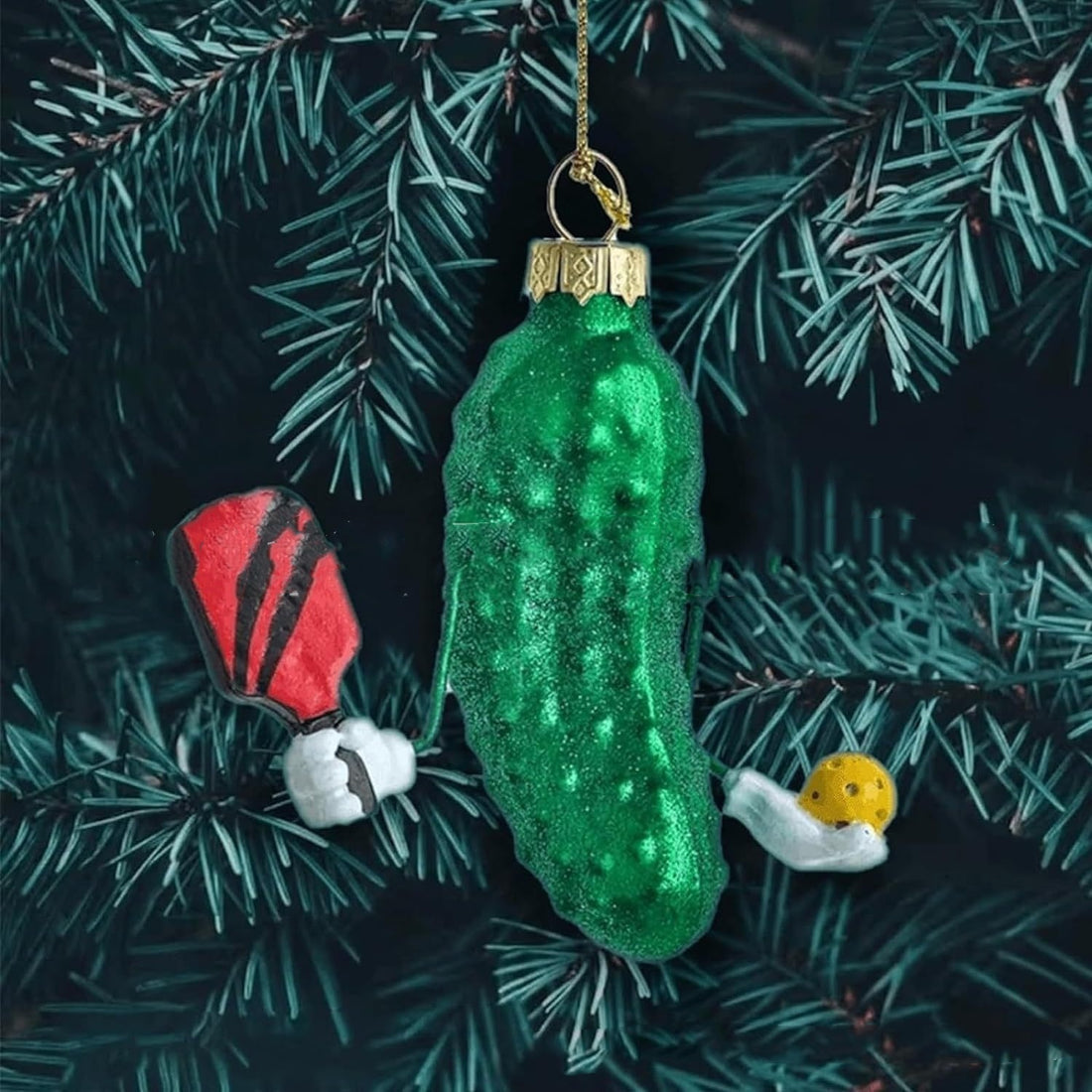 Interesting Cucumber Resin Christmas Tree Decorations