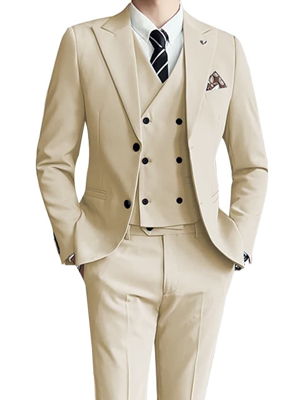 Three-piece Men's Suit Slim Fit Suit