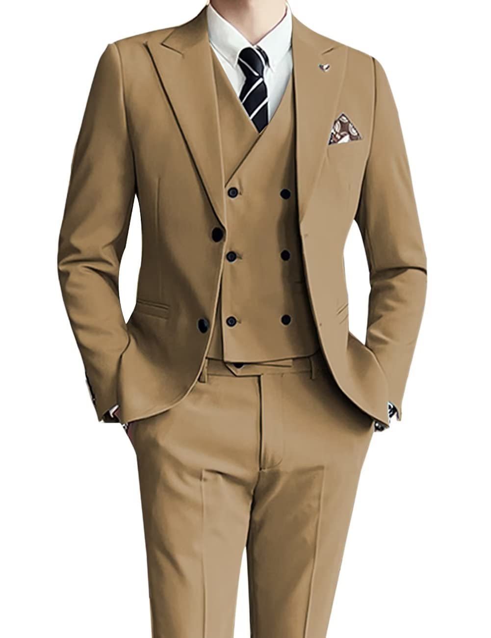 Three-piece Men's Suit Slim Fit Suit