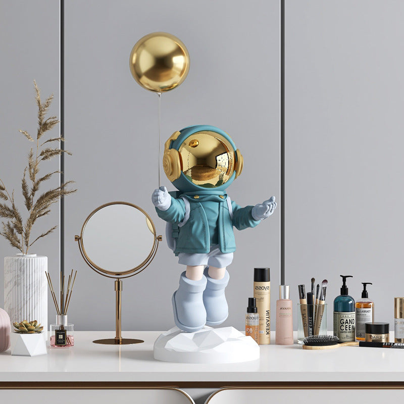 Light Luxury Astronaut Living Room Decoration Home Ornament Spaceman Birthday Gift TV Cabinet Hallway Wine Cabinet Desk