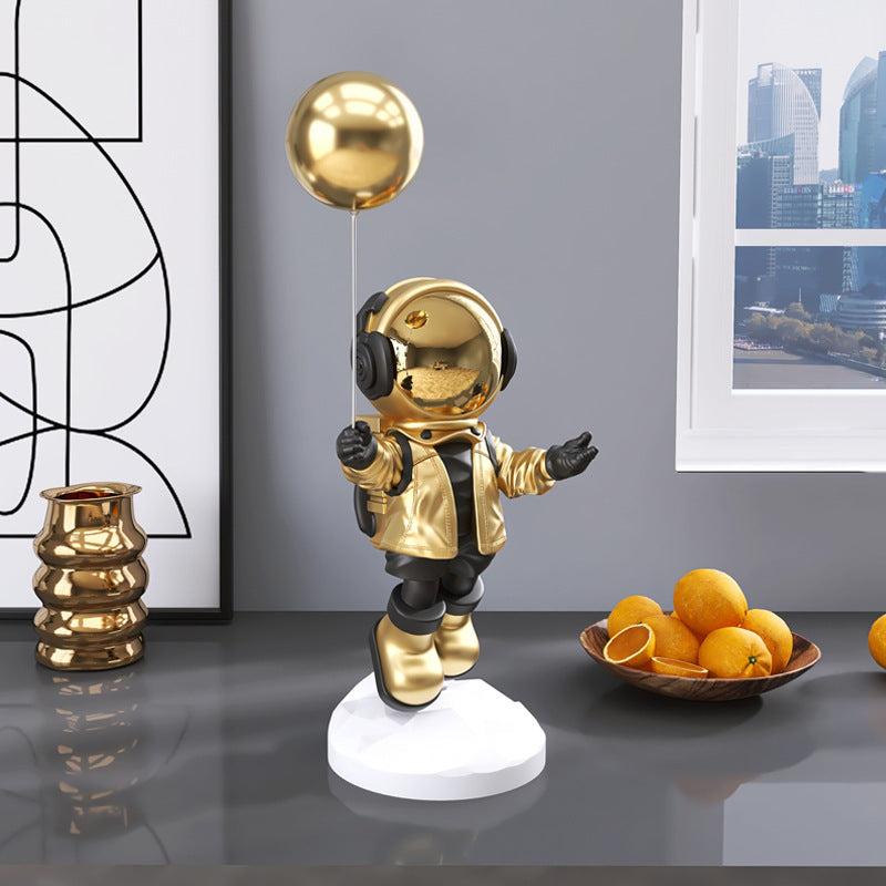 Light Luxury Astronaut Living Room Decoration Home Ornament Spaceman Birthday Gift TV Cabinet Hallway Wine Cabinet Desk