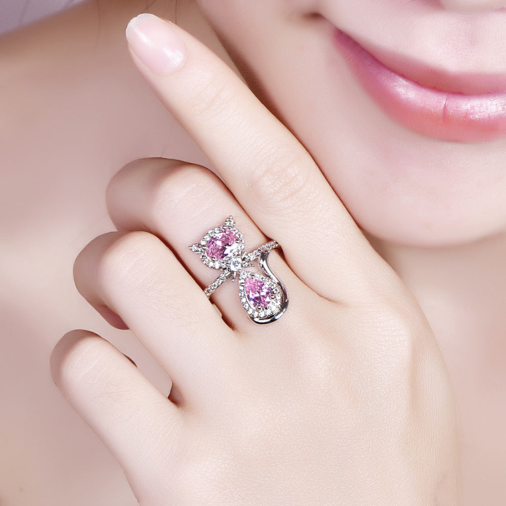 Creative zircon ring jewelry