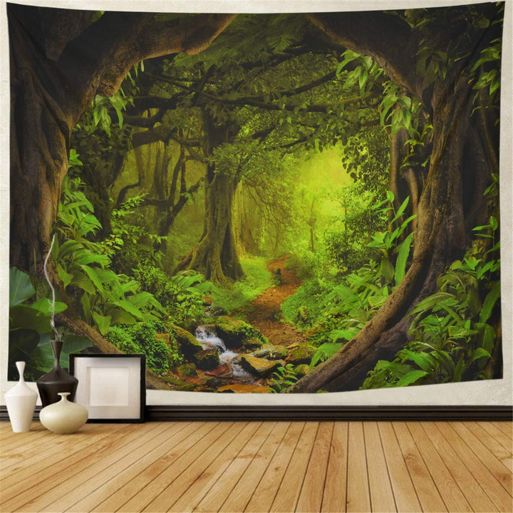 Big Tapestry Beautiful Natural Forest Large Wall Hanging Hippie Wall Hanging Bohemian Wall Tapestries Mandala Wall Art Decor