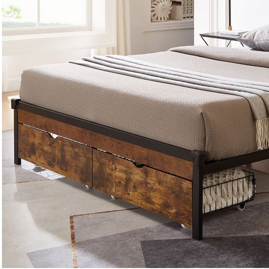 QUEEN BED DRAWERS