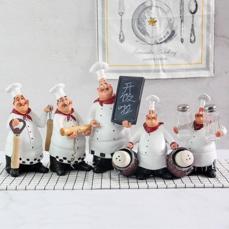 Cute American Country Retro Chef's Home Decoration