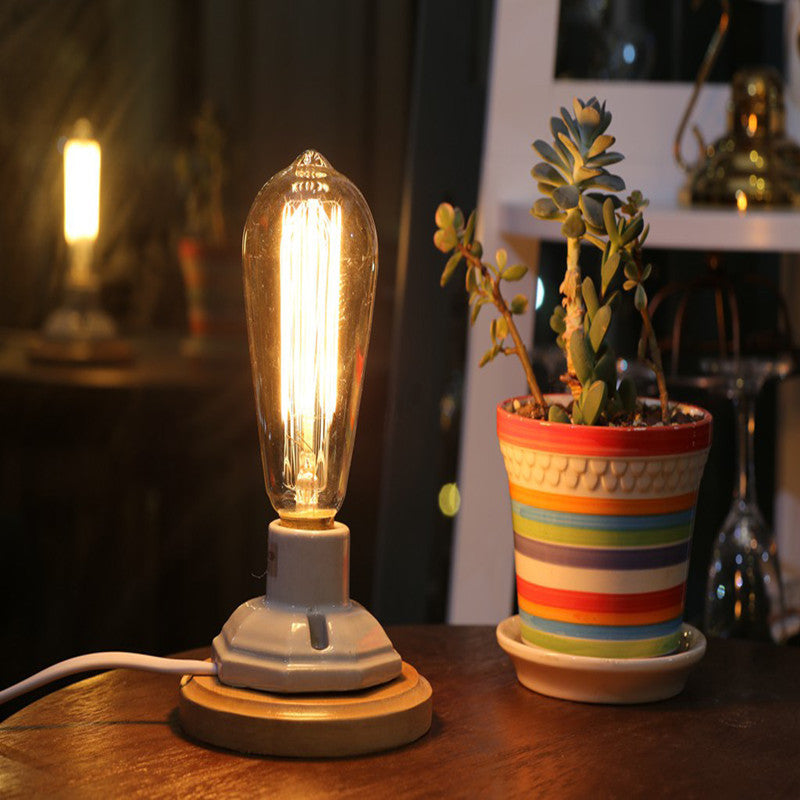 Retro ceramic table lamp