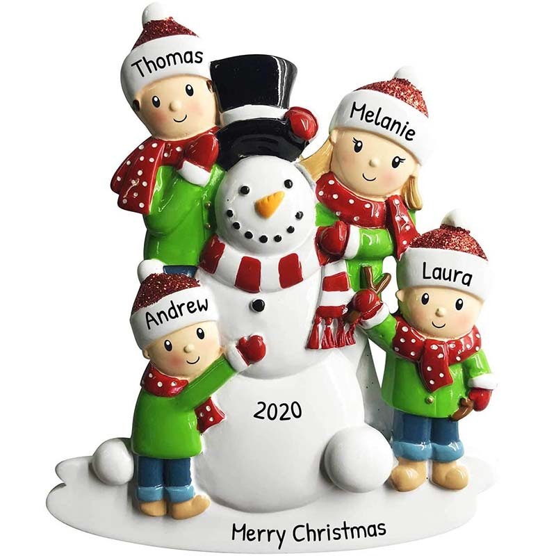 PVC Christmas Snowman Pendant