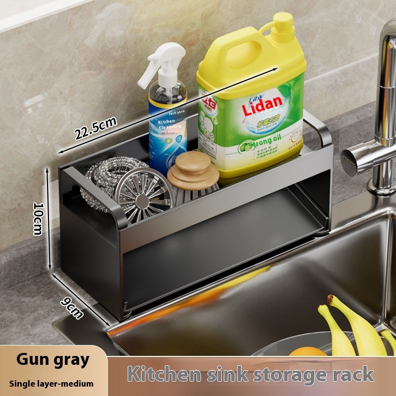 Kitchen Shelf Countertop Sink Storage Rack