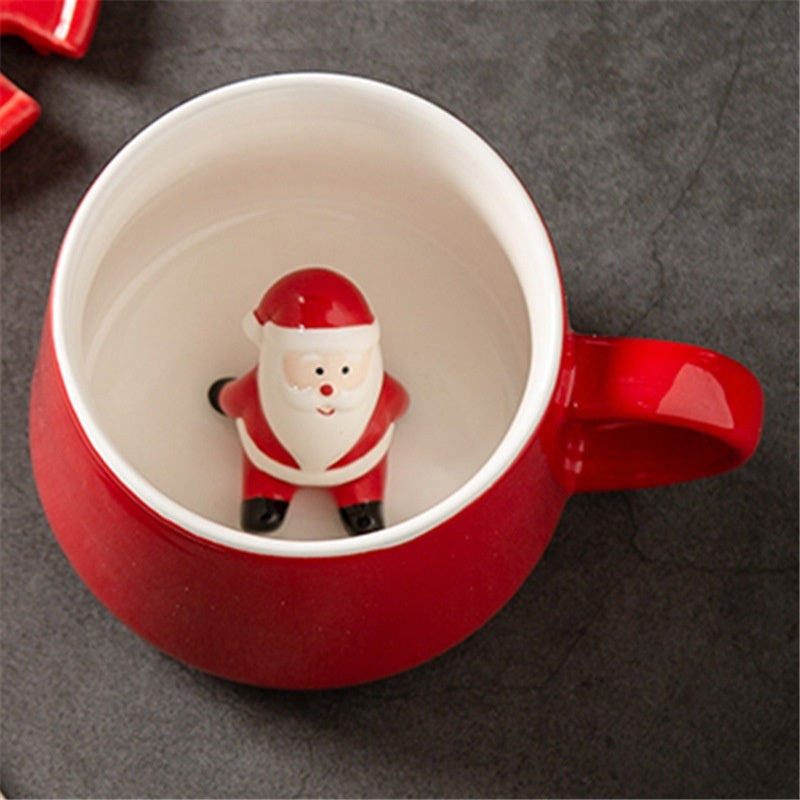 Creative Christmas Gift Ceramic Water Cup