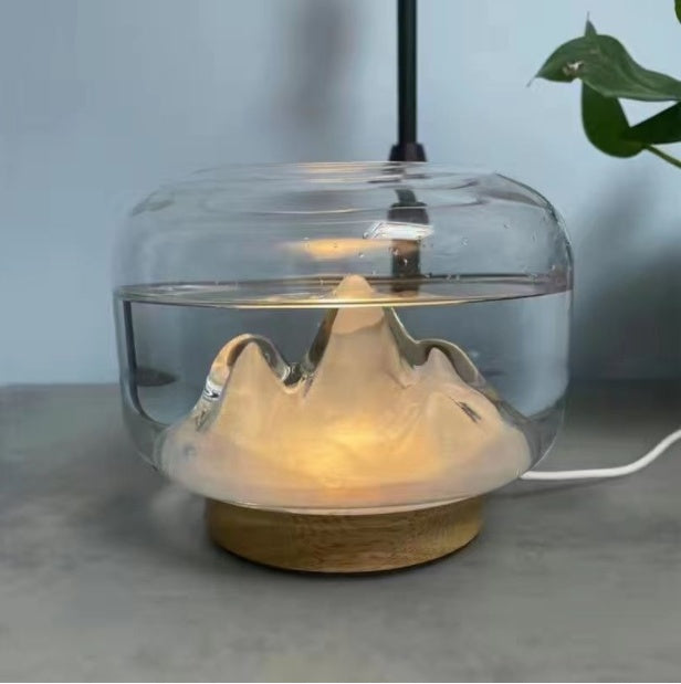 Warm Mountain Desktop Night Light