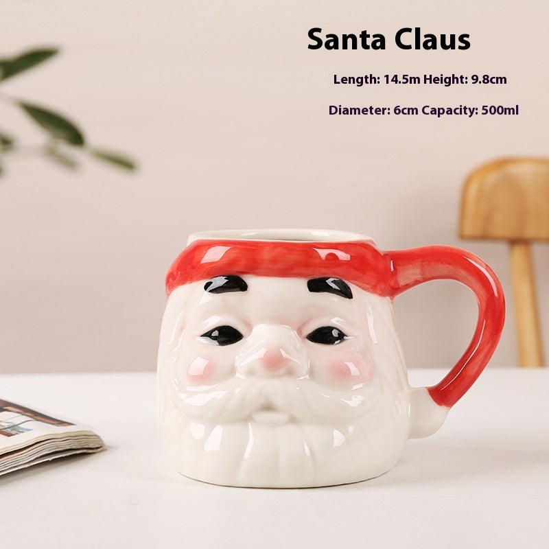 Creative Christmas Gift Ceramic Water Cup