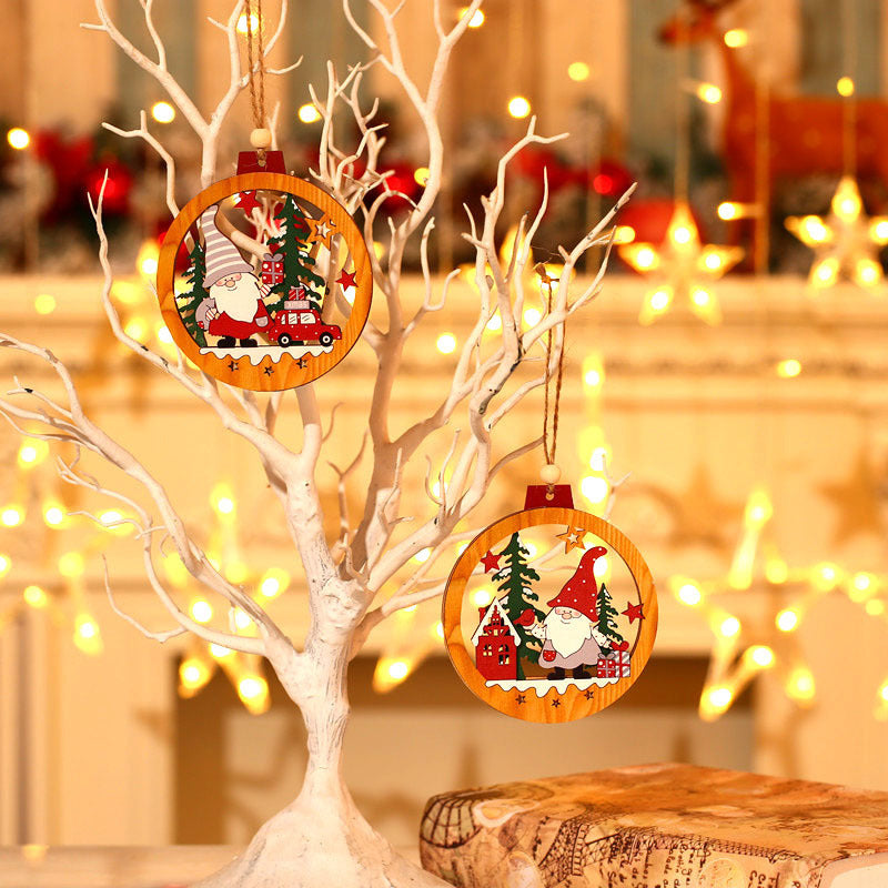 New Christmas Decorative Wood Forest Supplies