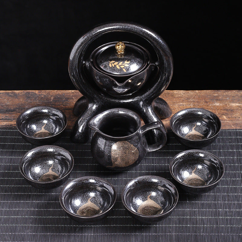 Automatic Tea Set Set Anti-Scalding Rotating Teapot Kung Fu Tea Set