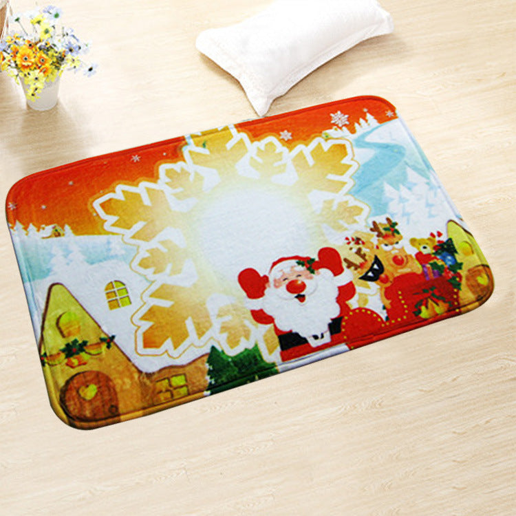 Flannel Christmas Decoration Mat