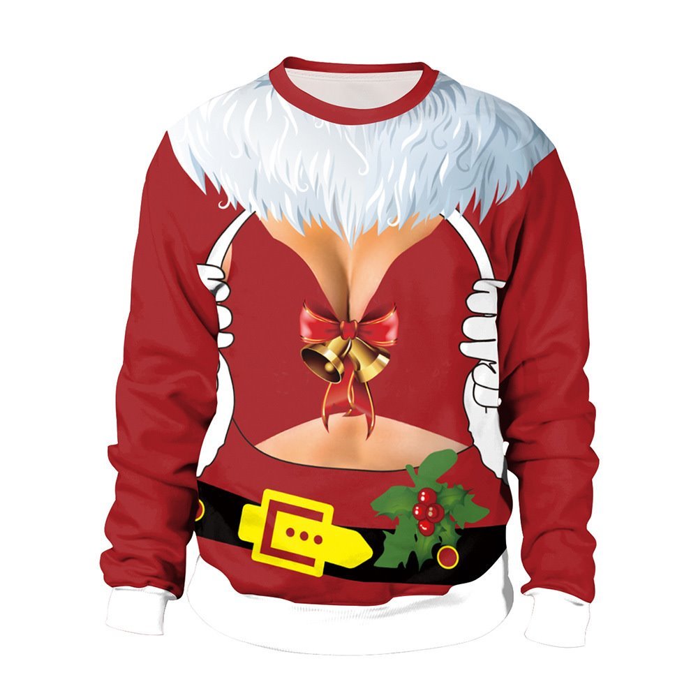 Christmas 3D printed sweatshirt