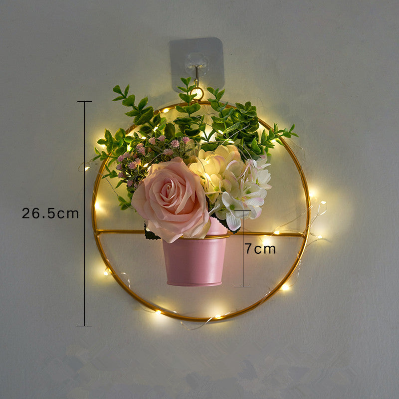 Nordic ins light luxury soft decoration with wall decoration bedroom creative furnishing set wall hanging wall decoration