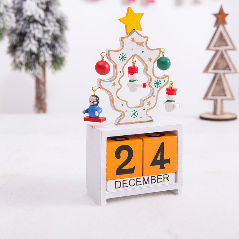 Christmas gift calendar scene decoration toys