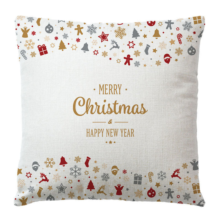 Christmas peach skin pillowcase