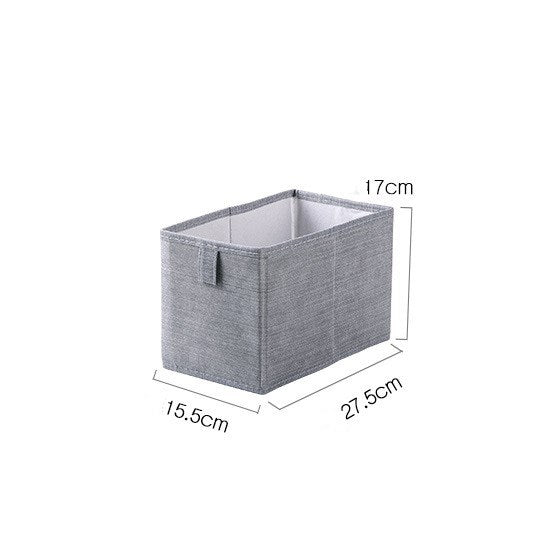 Non-woven folding sundries storage box