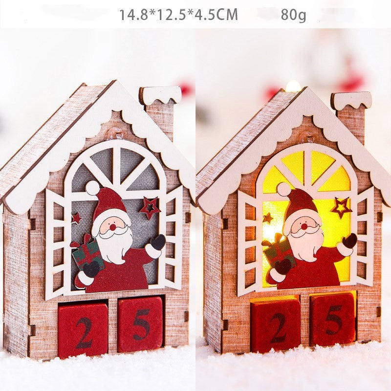 Christmas gift calendar scene decoration toys