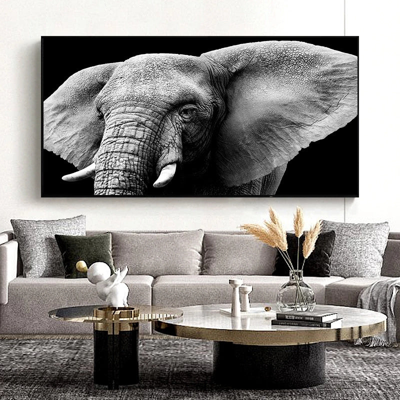 African Wild Animals Canvas Art Poster