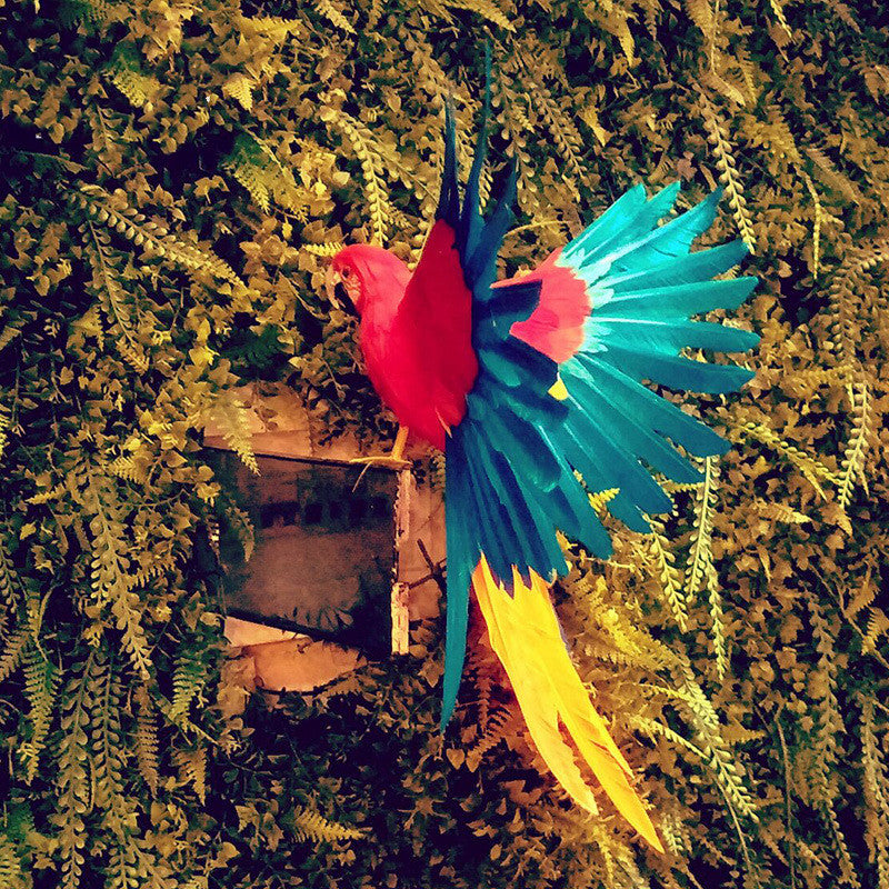 Simulation Feather Parrot Ornament Home Decoration