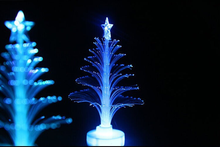 LED Fiber Optic Night Light Colourful Changing Lamp Multi-Color Christmas Tree Star Decoration Home Party Gift