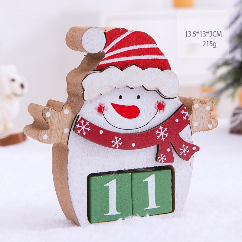 Christmas gift calendar scene decoration toys